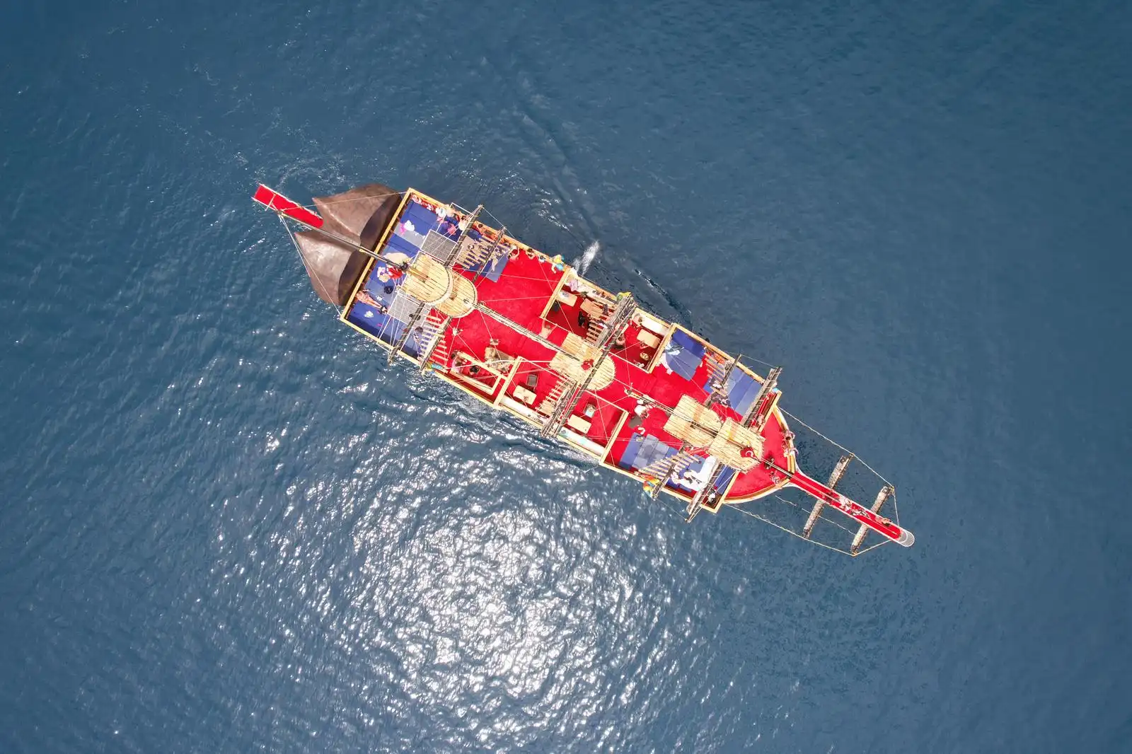 Antalya Kundu Gulet Boat Charter  30m Custom Built